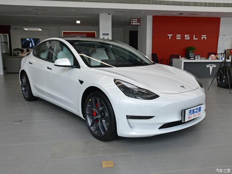 特斯拉中国 Model 3 2022款 Performance高性能全轮驱动版