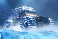 羽绒服穿起来 奔驰X盟可睐艺术车首发-透彻科技