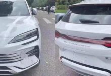 新款比亚迪宋PLUS DM-i实车谍照曝光-透彻科技