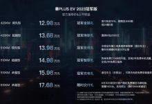 12.98万起 2023款秦PLUS EV冠军版上市-透彻科技