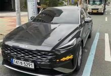 定位中大型轿车 起亚K8实车谍照曝光-透彻科技