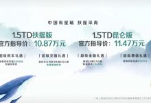 售10.87万元起 新款吉利星瑞正式上市-透彻科技