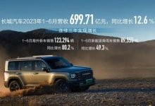 长城上半年营收700亿元 同比增长12.6%-透彻科技