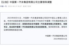 邱现东任中国一汽集团董事长、党委书记-透彻科技