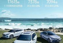 凯美瑞为销冠 广汽丰田7月销量71343辆-透彻科技