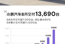 真被G6给盘活了? 小鹏汽车8月销量公布-透彻科技