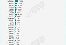 乘联会8月新能源车厂商销量预估排名-透彻科技