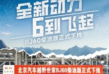 搭载柴油发动机 BJ60千里版正式下线-透彻科技