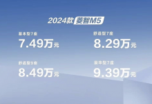 售7.49万起 新款菱智M5/菱智PLUS上市-透彻科技