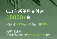 14190辆 零跑汽车公布8月新车交付量-透彻科技