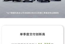 营收创新高！零跑汽车2023年三季度财报-透彻科技