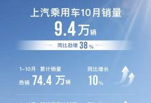 海外11.1万 上汽集团10月销售49.1万台-透彻科技