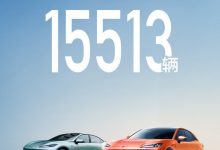 共计15513台 深蓝汽车公布10月交付量-透彻科技