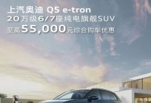 手慢无!奥迪Q5 e-tron最高优惠5.5万元-透彻科技