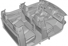 气场足不足?比亚迪皮卡内饰专利图!-透彻科技