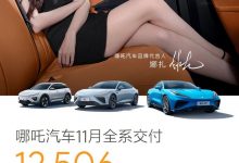 环比增长3.48% 哪吒11月交付12506台-透彻科技