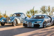 致敬经典车型 布加迪Chiron特别版官图-透彻科技