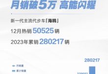 2023年海鸥销量达28万辆 12月卖出5万辆-透彻科技