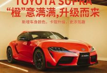 丰田GR SUPRA新增GT4赛车同款车身配色-透彻科技