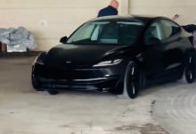 新款特斯拉Model 3高性能版无伪装谍照-透彻科技