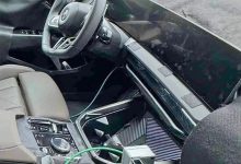 搭载曲面双联屏 全新宝马X3内饰谍照-透彻科技