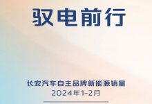 长安自主品牌新能源1-2月累计7.5万辆-透彻科技
