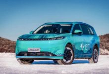 北京车展首发 东风奕派eπ008预告图-透彻科技