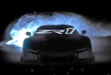 配5.5T V8？雪佛兰新科尔维特ZR1预告图-透彻科技