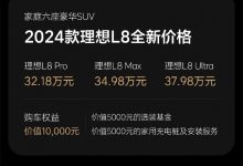 最高下调3万 理想L7/8/9/MEGA售价调整-透彻科技