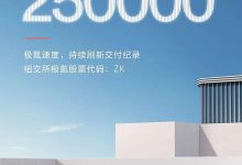 用时31个月 极氪达成25万辆交付里程碑-透彻科技