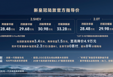 售28.48万起 新款丰田皇冠陆放上市-透彻科技