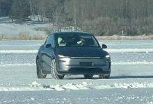 新款特斯拉Model Y国内无伪装谍照 贯穿灯设计 小鹏G6多了个兄弟-透彻科技